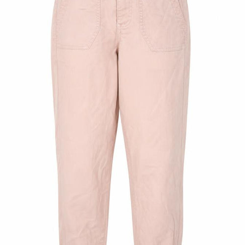 Marks and Spencer Womens Pink Cotton Tapered Jeans Size 6 L27 in Regular Button