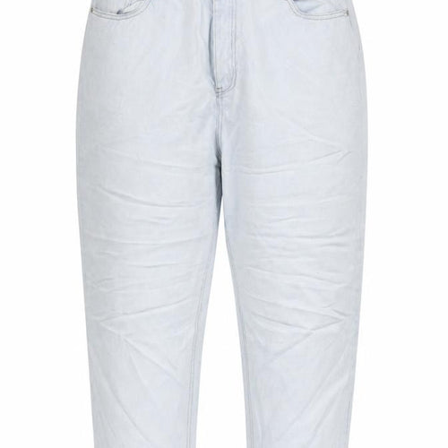 Missguided Womens Blue Cotton Cropped Jeans Size 24 L24 in Regular Zip