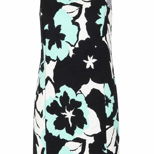 Damsel in a Dress Womens Multicoloured Floral Cotton A-Line Size 8 Round Neck Zip
