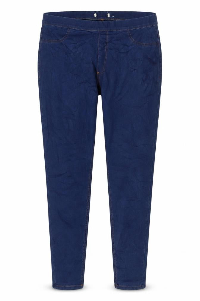 Preworn Womens Blue Polyester Jegging Jeans Size 39 in L28 in Regular