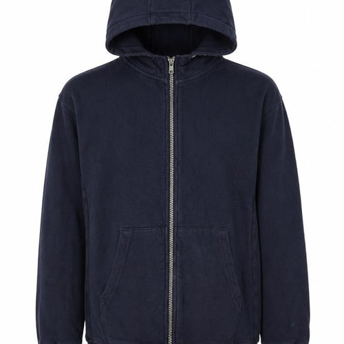 Marks and Spencer Boys Blue Polyester Full Zip Hoodie Size 12-13 Years Zip