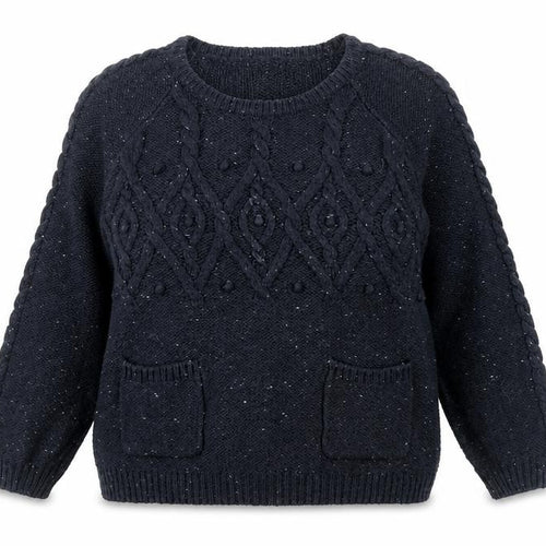 Papaya Womens Blue Boat Neck Acrylic Pullover Jumper Size 12 - Cable knit detail