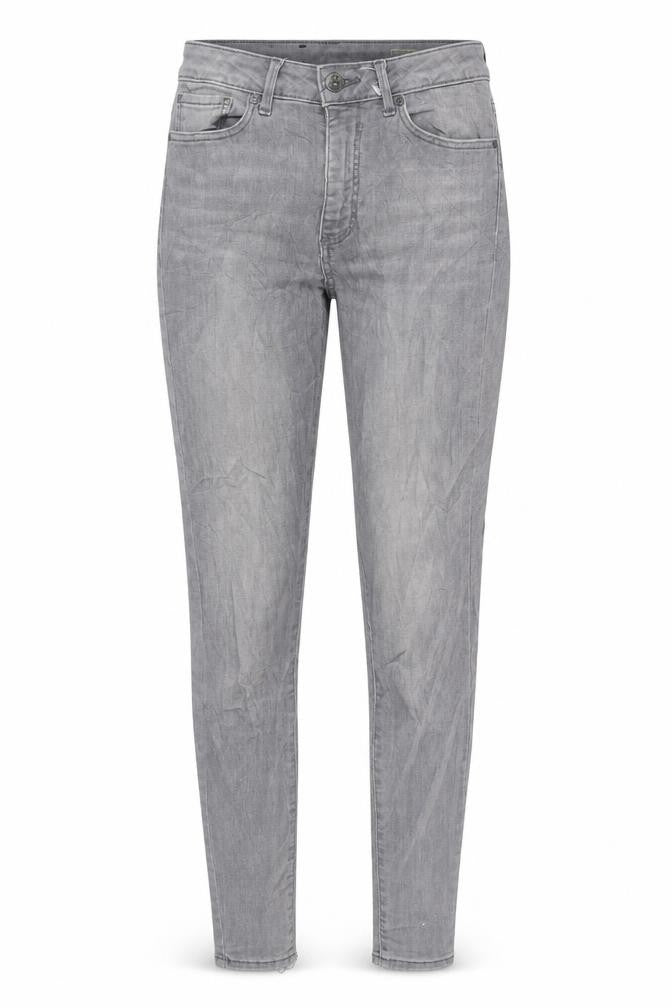 VERO MODA Womens Grey Cotton Skinny Jeans Size S L30 in Regular Zip