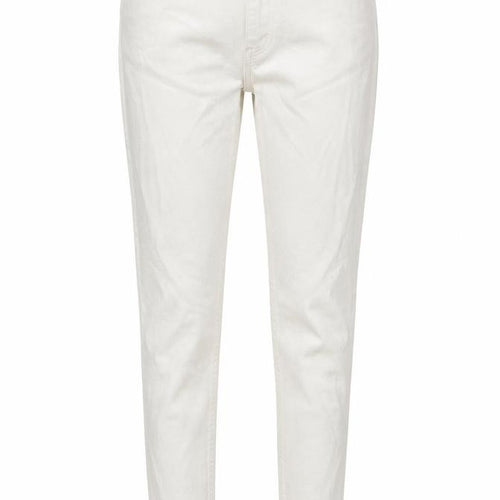 Zara Womens White Cotton Skinny Jeans Size 10 L25 in Regular Zip - Distressed Hem Ankle Grazer