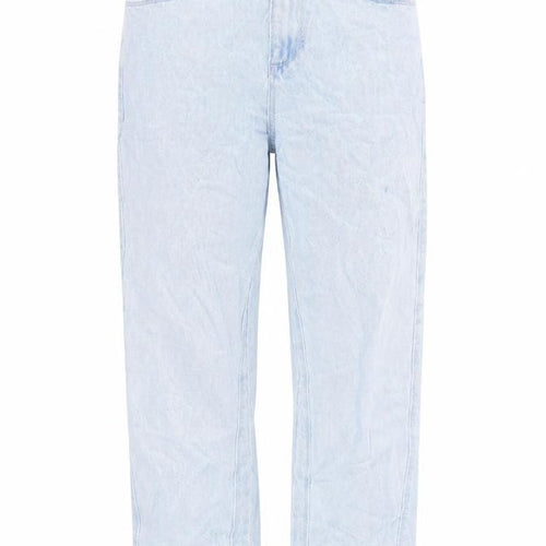 COLLUSION Womens Blue 100% Cotton Mom Jeans Size 25 in L28 in Regular Zip