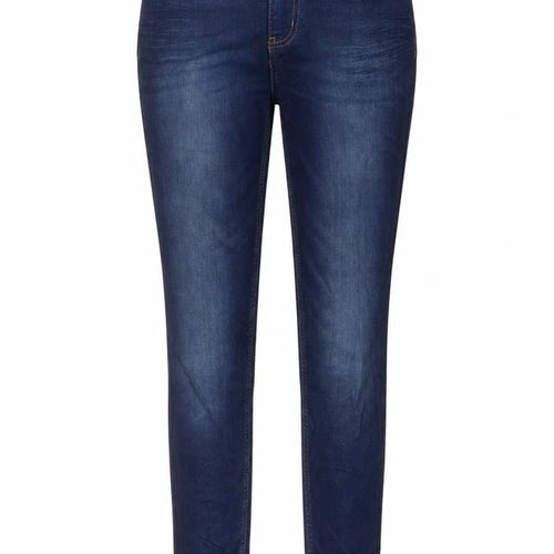 Marks and Spencer Womens Blue Cotton Skinny Jeans Size 8 L31 in Regular Button