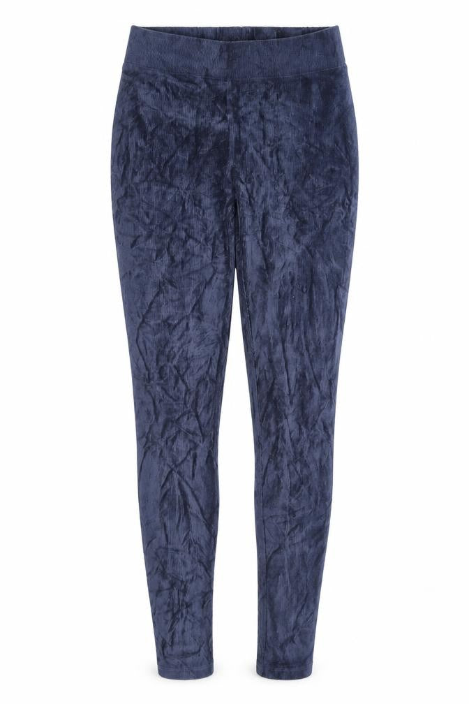 Marks and Spencer Womens Blue Cotton Capri Trousers Size 6 L26 in Regular