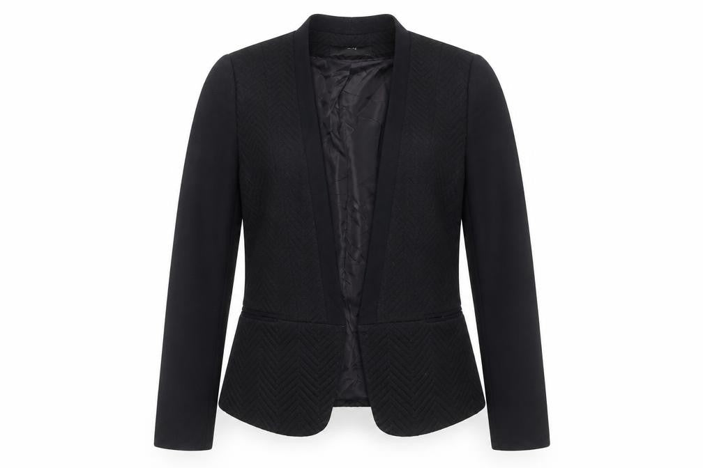 H&M Womens Black Jacket Blazer Size 6