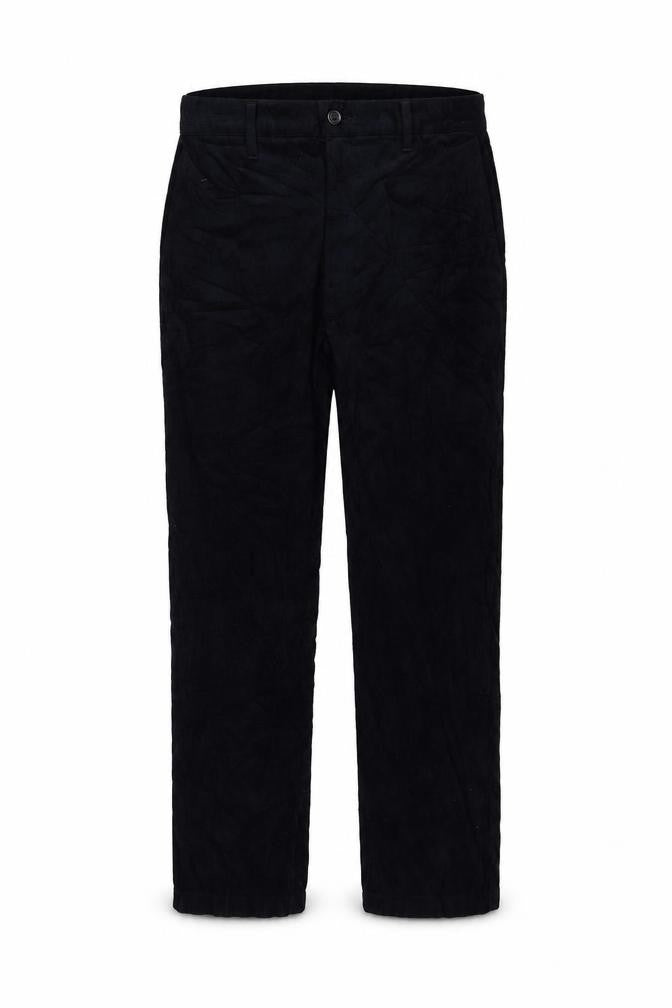 Marks and Spencer Womens Blue Cotton Trousers Size 42 in L29 in Regular Zip
