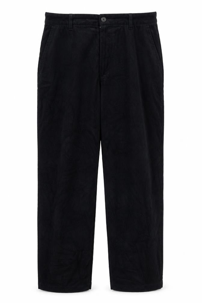 Marks and Spencer Womens Blue Cotton Trousers Size 42 in L31 in Regular Zip