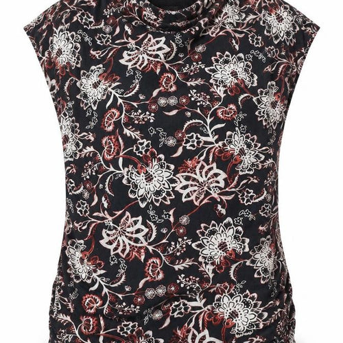 Dorothy Perkins Womens Multicoloured Floral 100% Cotton Basic Blouse Size 12 Off the Shoulder