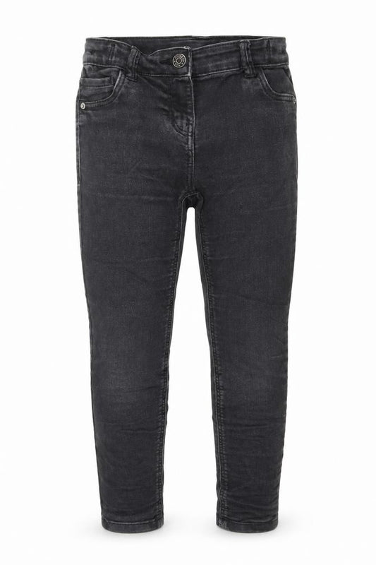 TU Boys Black Cotton Skinny Jeans Size 9 Months Regular Zip