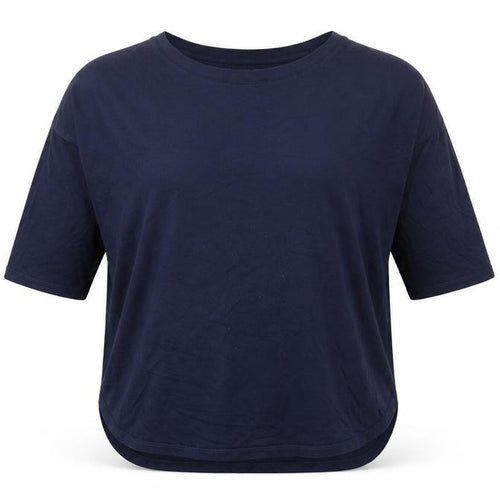 Dorothy Perkins Womens Blue Viscose Basic T-Shirt Size 12 Boat Neck