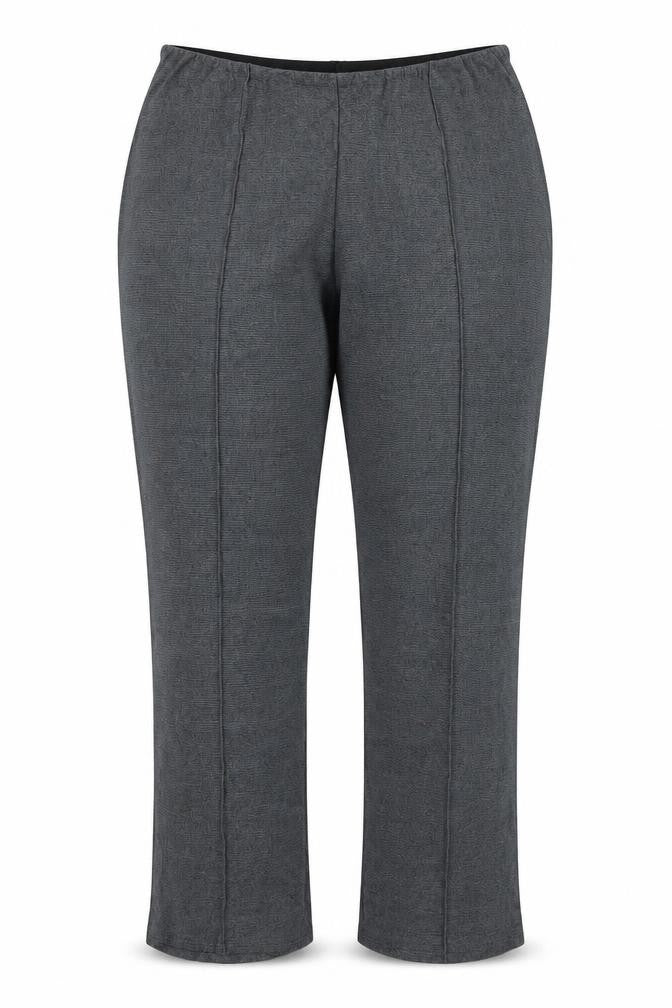 Preworn Womens Grey Viscose Trousers Size 16 L23 in Regular