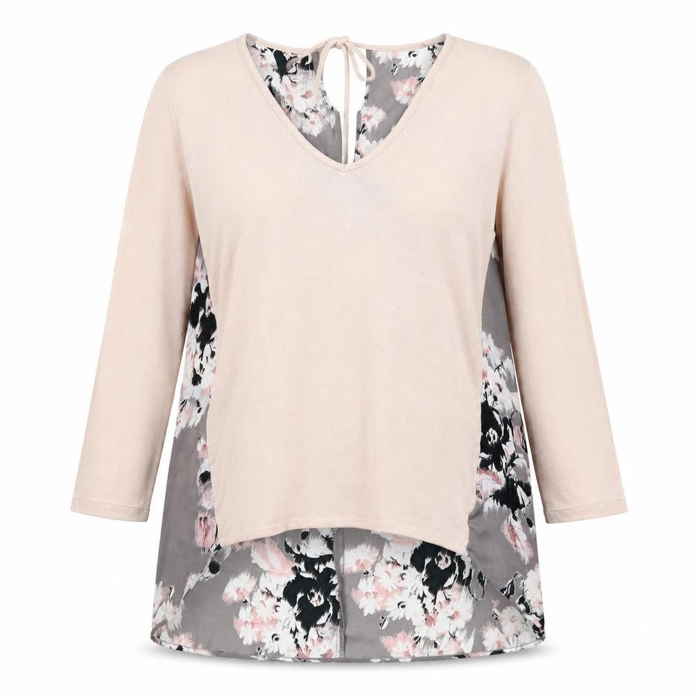 George Womens Multicoloured Floral Viscose Basic Blouse Size 12 V-Neck