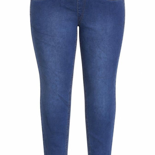 Marks and Spencer Womens Blue Cotton Flared Jeans Size 12 L26 in Regular - Short Length