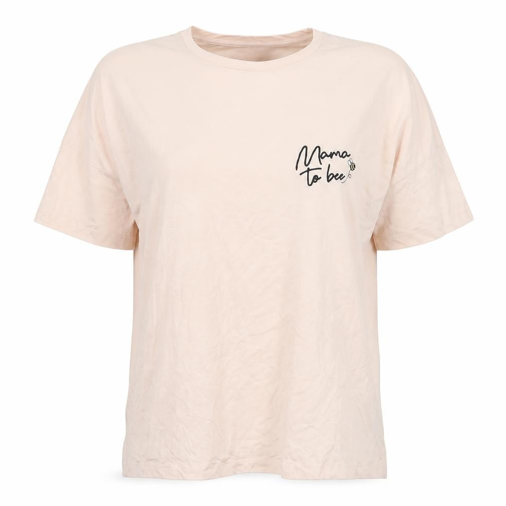 ASOS Womens Pink Cotton Basic T-Shirt Size 12 Round Neck - Mama to Bee