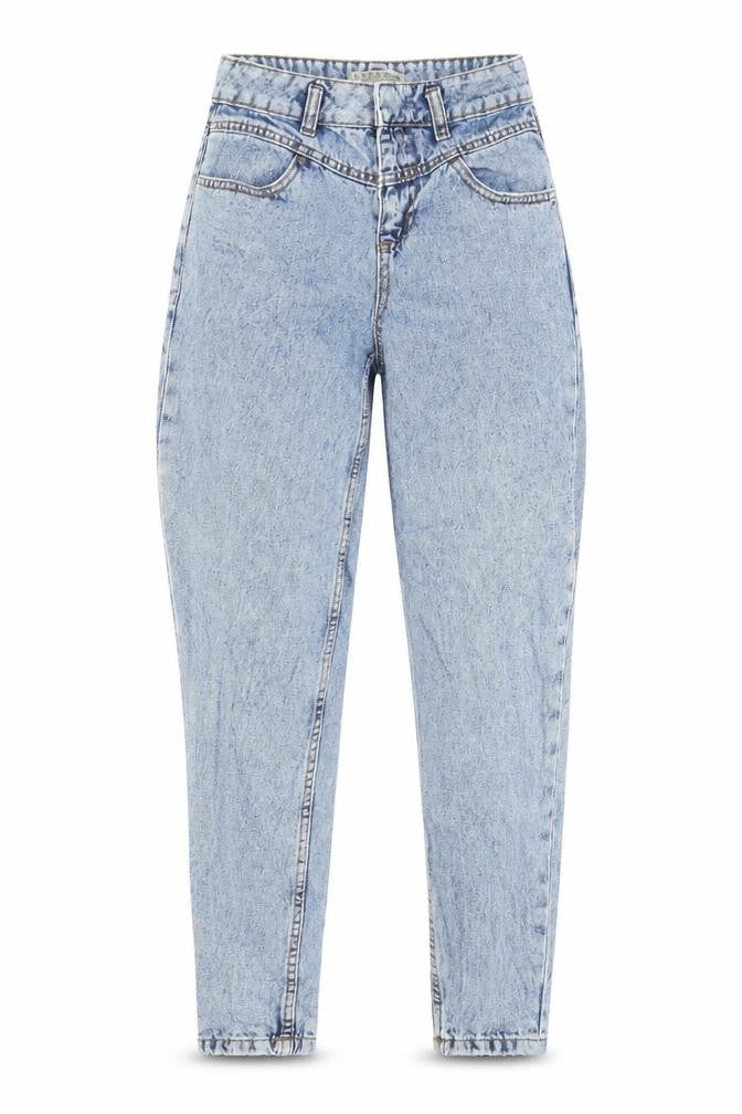 Denim&co Womens Blue Cotton Straight Jeans Size 4 L27 in Regular Button