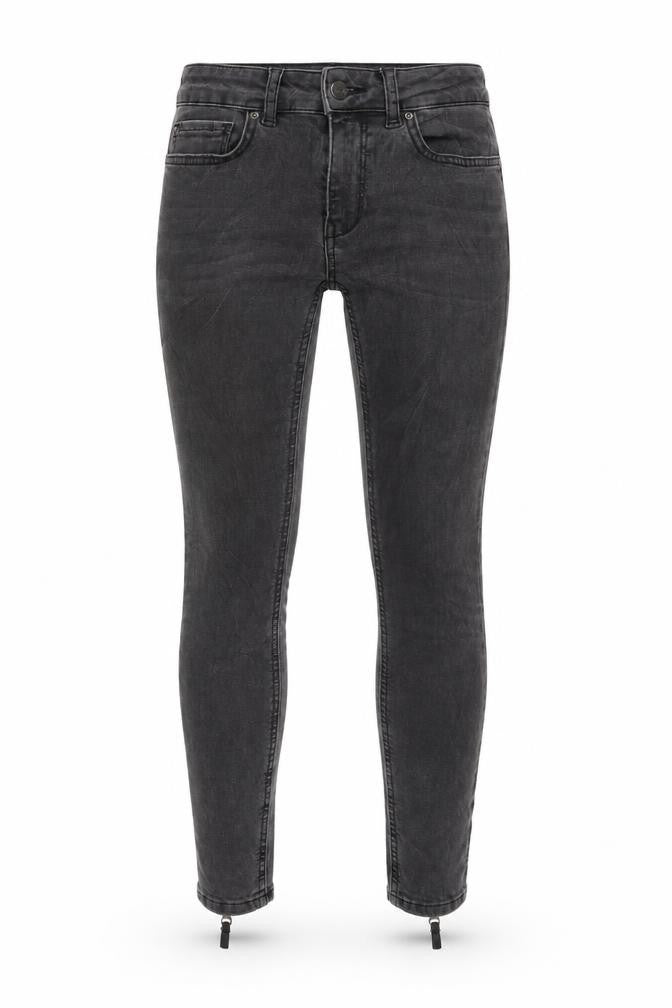 Zara Womens Grey Cotton Skinny Jeans Size S L28 in Regular Button