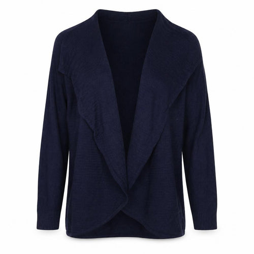 BHS Womens Blue V-Neck Acrylic Cardigan Jumper Size 12