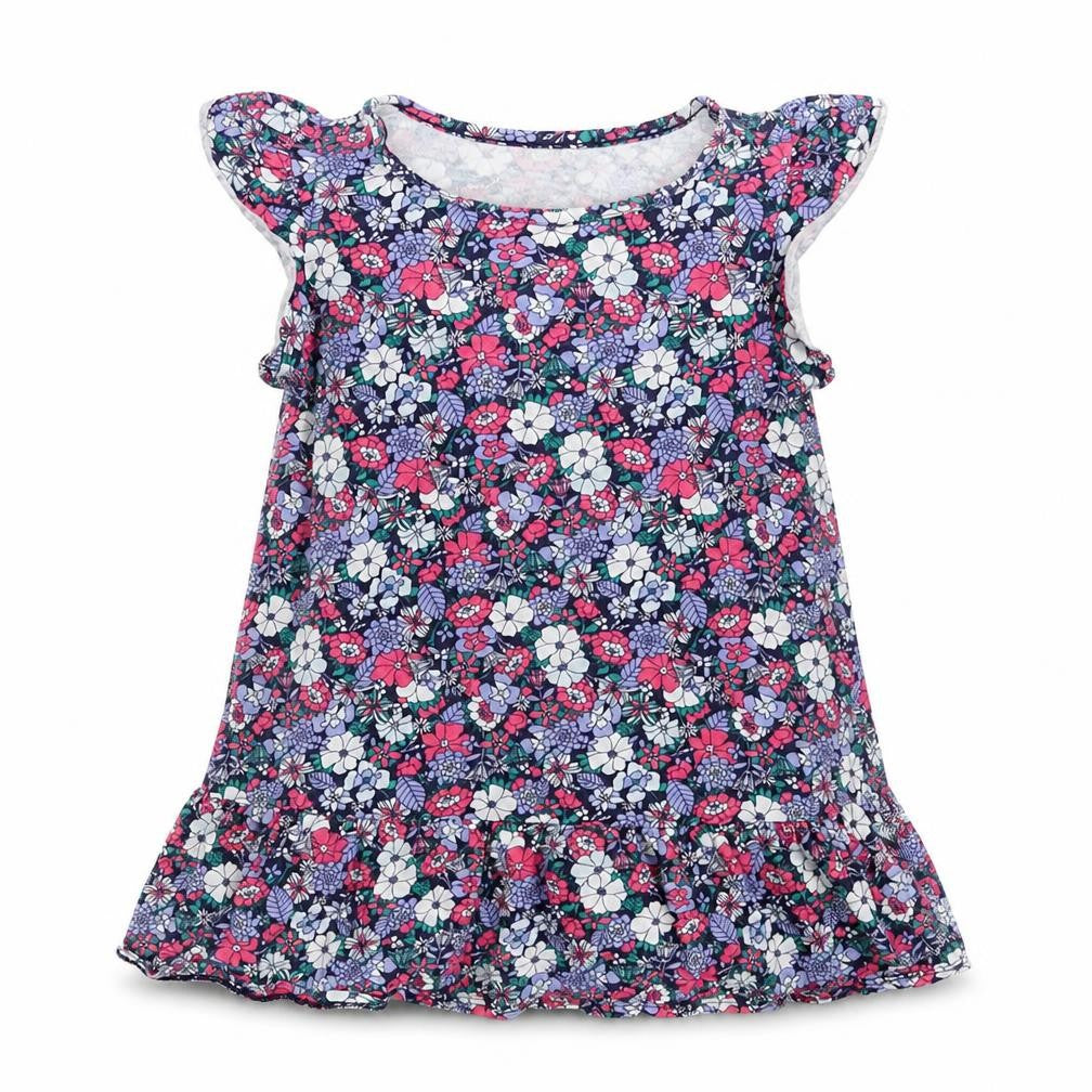Gap Girls Multicoloured Floral Cotton Mermaid Size 5 Years Round Neck Pullover