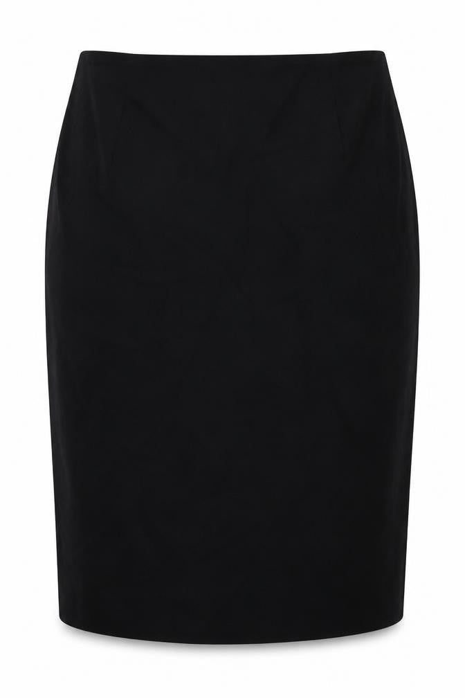 ASOS Womens Black Viscose Straight & Pencil Skirt Size 14 Zip