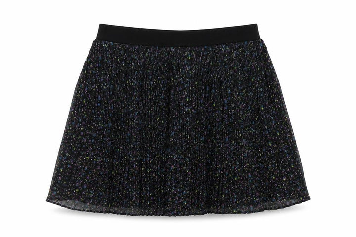 Jack Wills Womens Black Floral Polyester Skater Skirt Size 10 Zip