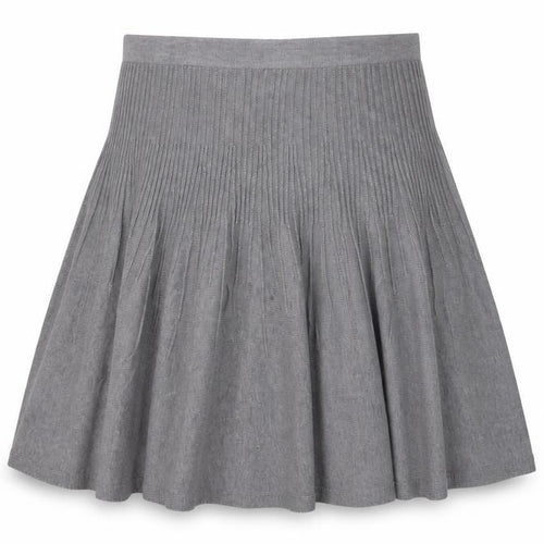 H&M Womens Grey Acrylic A-Line Skirt Size 34 in