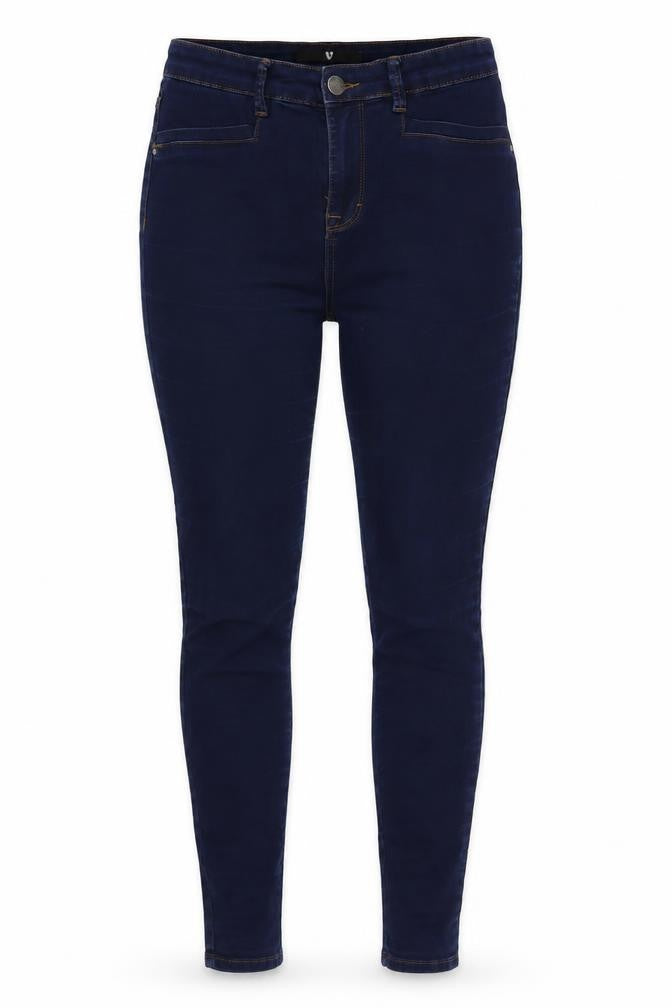 Very Womens Blue Polyester Skinny Jeans Size 12 L27 in Regular Zip