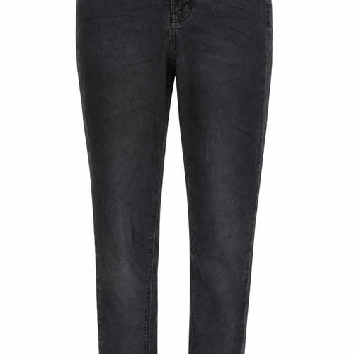 Denim & Co. Womens Black Cotton Straight Jeans Size 10 L27 in Regular Zip