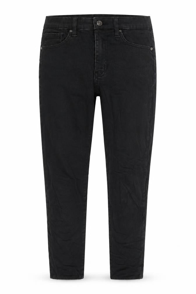 Topshop Womens Black Cotton Skinny Jeans Size 28 in L32 in Regular Zip