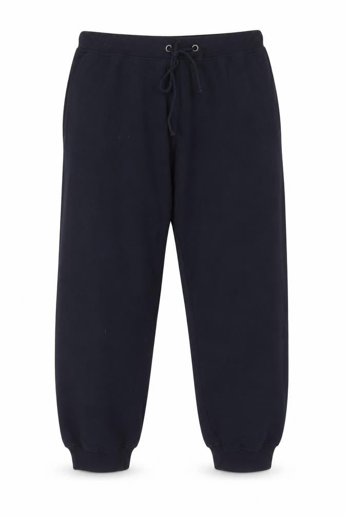 Front view of Capsule women’s blue polyester jogger trousers, size UK 46, in, 26-inch leg regular drawstring