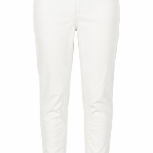 Marks and Spencer Womens White Cotton Skinny Jeans Size 8 L27 in Regular Button