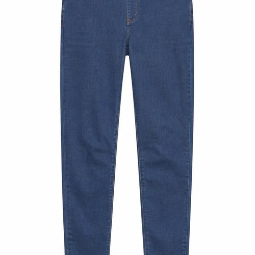 Missguided Womens Blue Cotton Skinny Jeans Size 10 L28 in Regular Button