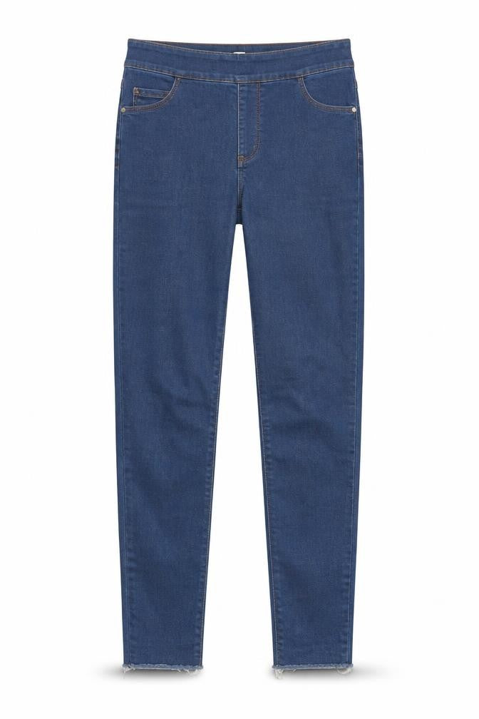 Missguided Womens Blue Cotton Skinny Jeans Size 10 L28 in Regular Button