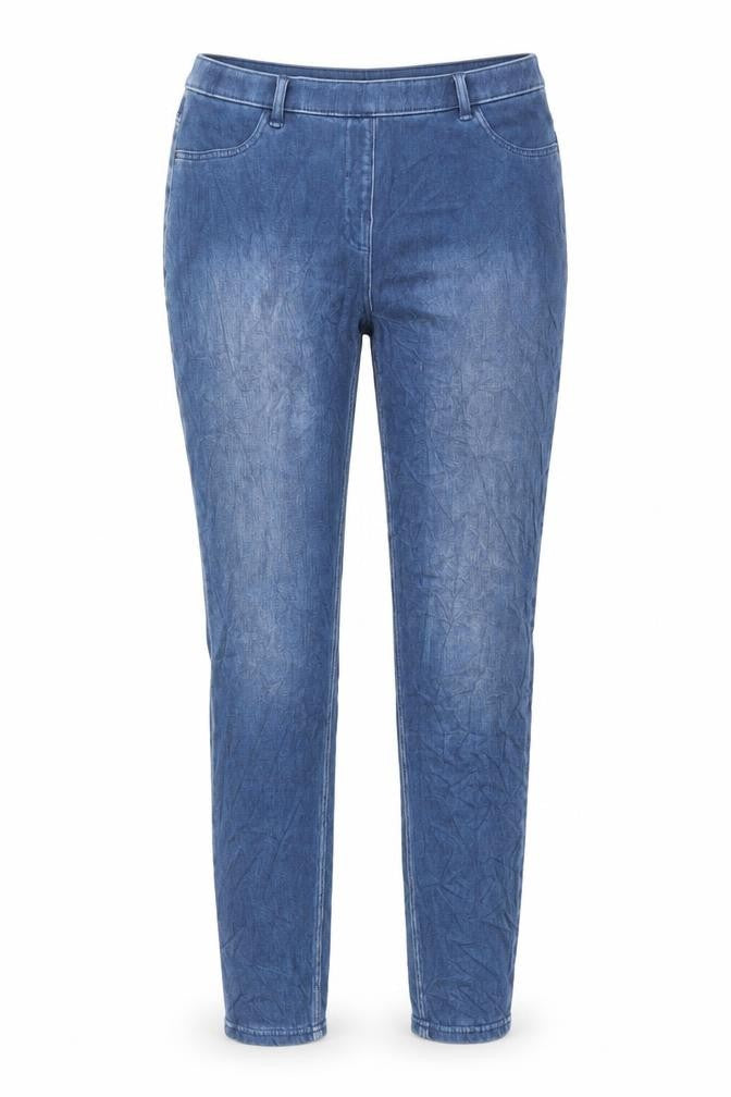 Marks and Spencer Womens Blue Cotton Jegging Jeans Size 10 L30 in Regular