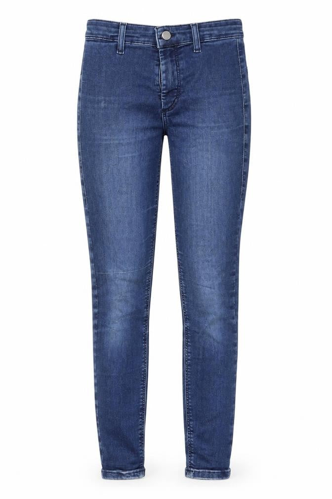 Topshop Womens Blue 100% Cotton Skinny Jeans Size 26 in L30 in Regular Zip