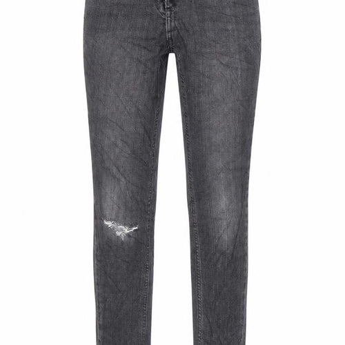 NEXT Womens Grey Cotton Skinny Jeans Size 6 L26 in Regular Zip