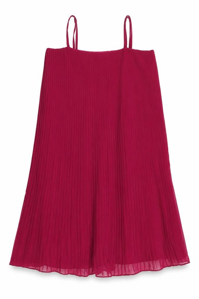 French Connection Girls Pink Polyester A-Line Size 12-13 Years Round Neck Zip