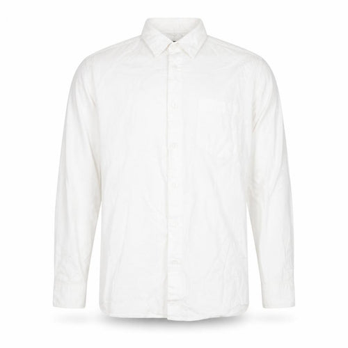 Primark Mens Silver Cotton Button-Up Size M Collared Button
