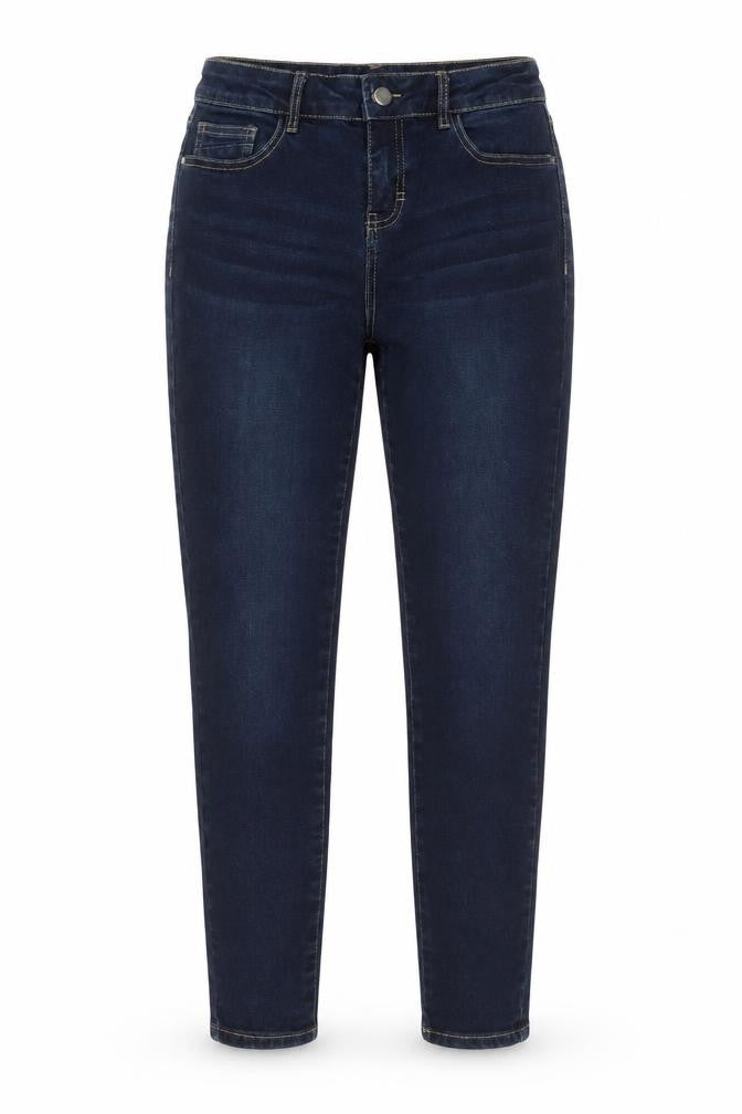 TU Womens Blue Cotton Mom Jeans Size 28 in L26 in Regular Zip