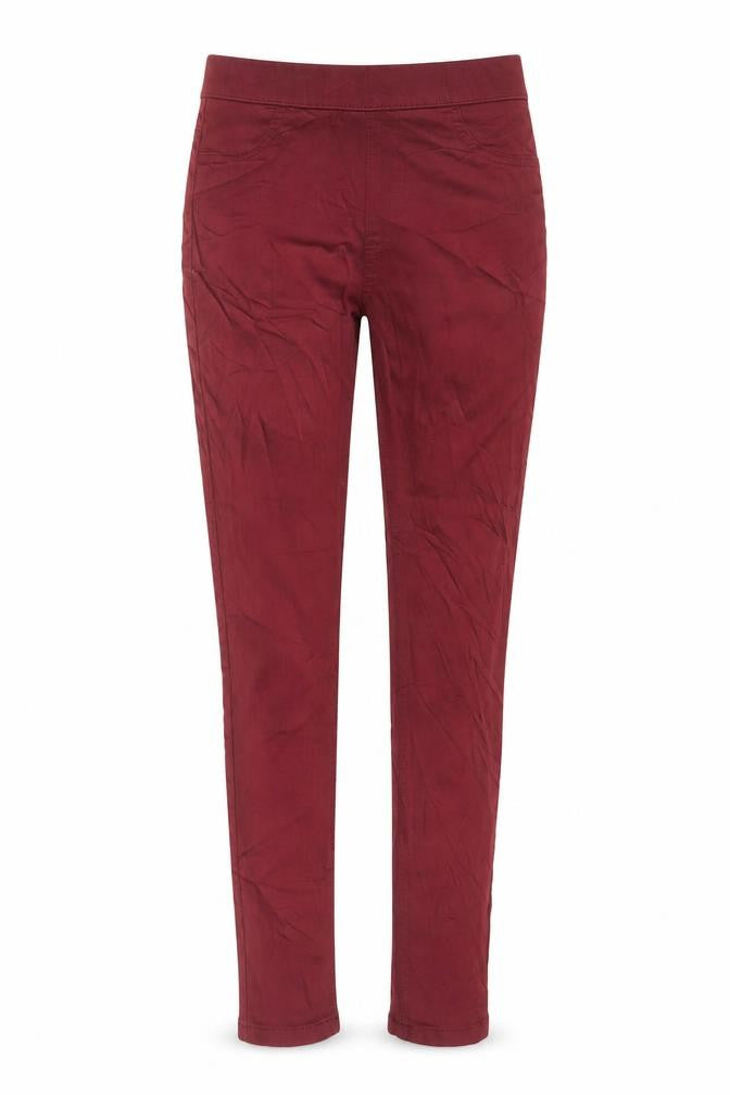 Marks and Spencer Womens Red Cotton Flared Jeans Size 8 L28 in Regular