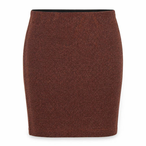 Pull&Bear Womens Orange Viscose Mini Skirt Size S