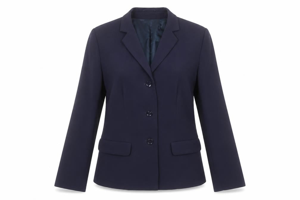 De Keyser Womens Blue Jacket Blazer Size 10 Button