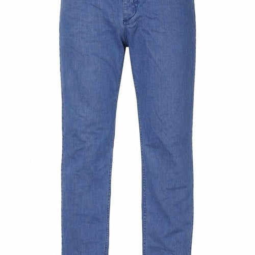 Selected Mens Blue Cotton Straight Jeans Size 32 in L34 in Regular Button