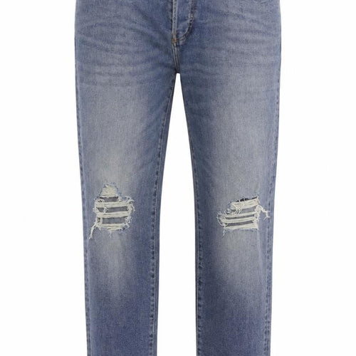 &denim Mens Blue Cotton Straight Jeans Size 36 in L29 in Regular Button
