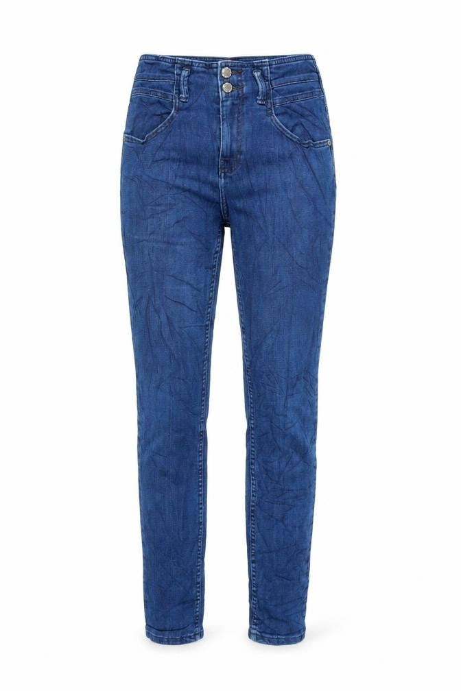 Topshop Womens Blue Cotton Skinny Jeans Size 28 in L30 in Regular Zip