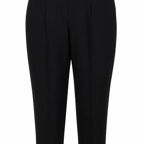 Kaleidoscope Womens Black Polyester Carrot Trousers Size 16 L28 in Regular Zip