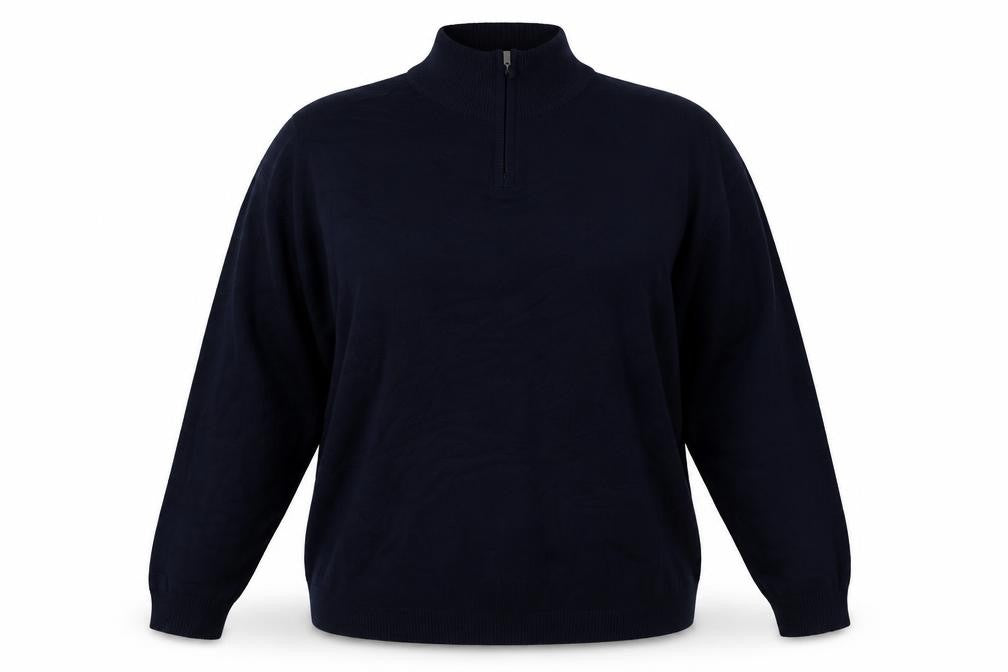 Very Womens Blue High Neck Viscose Pullover Jumper Size 2XL