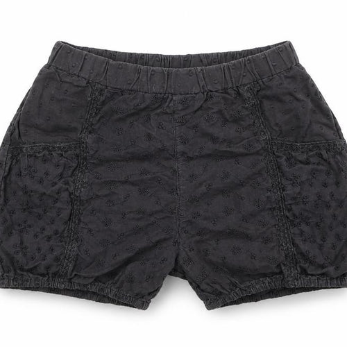 NEXT Girls Black Cotton Bermuda Shorts Size 5-6 Years Regular